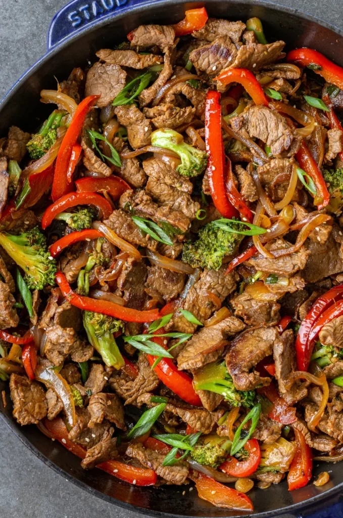 shaved beef stir-fry