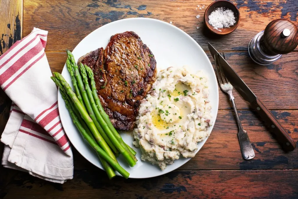 Steak and Mashed Potatoes