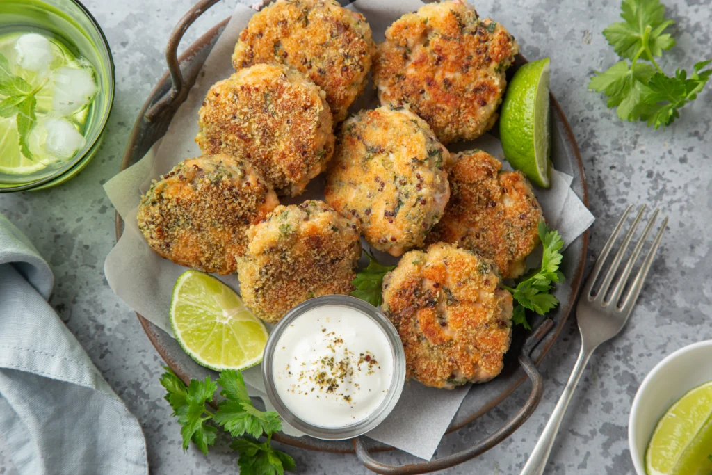 bake salmon patties