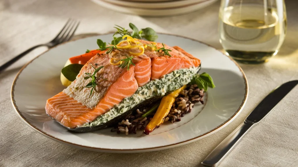 Stuffed Salmon Recipe